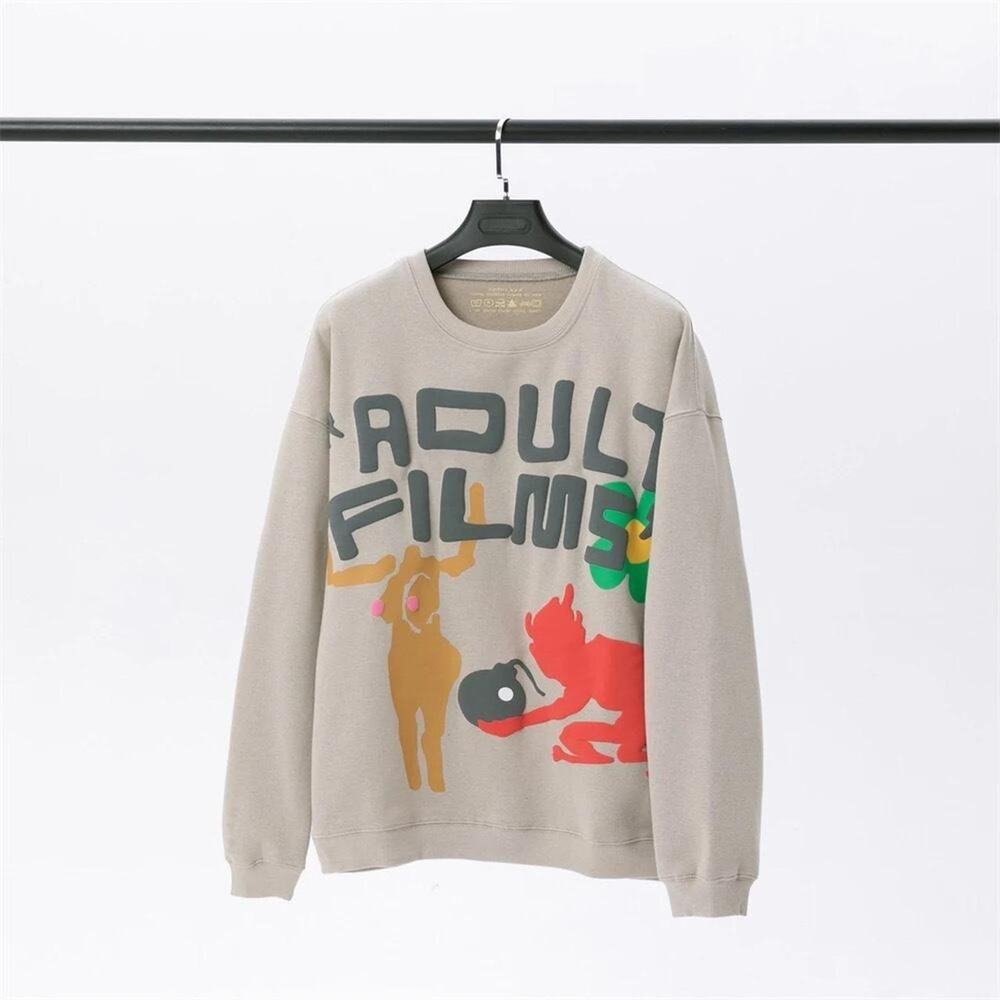 Cactus plant flea market graphic "Adult Films" Sweatshirt